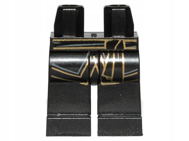 

Lego 970c00pb0787 Czarne spodnie nogi Ninjago 1szt