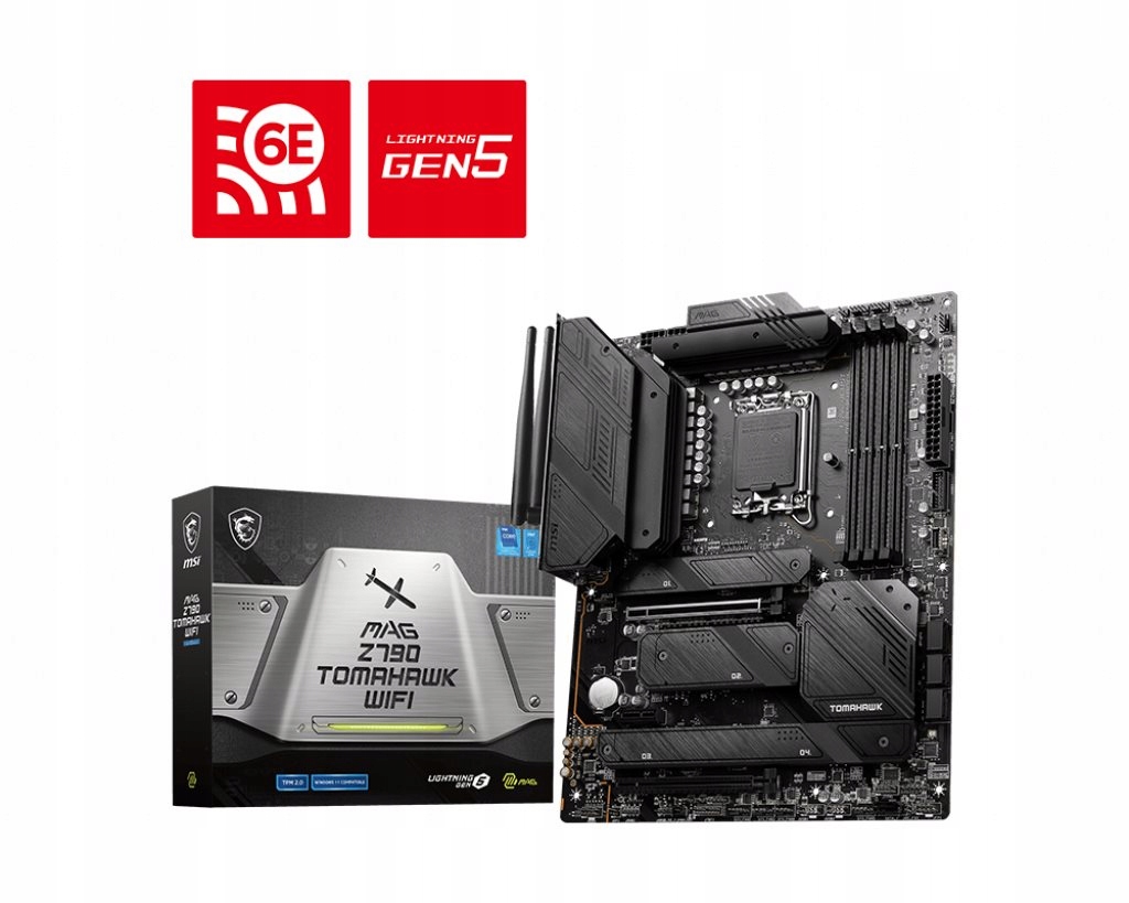 Msi Mb Sc LGA1700 Mag Z790 Tomahawk Wifi, Intel Z790, 4xDDR5, 1xDP, …