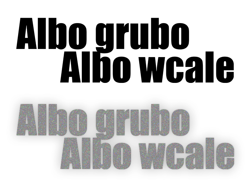 ALBO GRUBO ALBO WCALE - Naklejka na samochód na auto - ODBLASKOWA