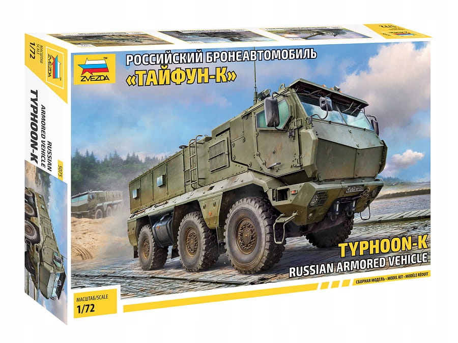 Ruské obrněné vozidlo Typhoon-K 1:72 Zvezda 5075