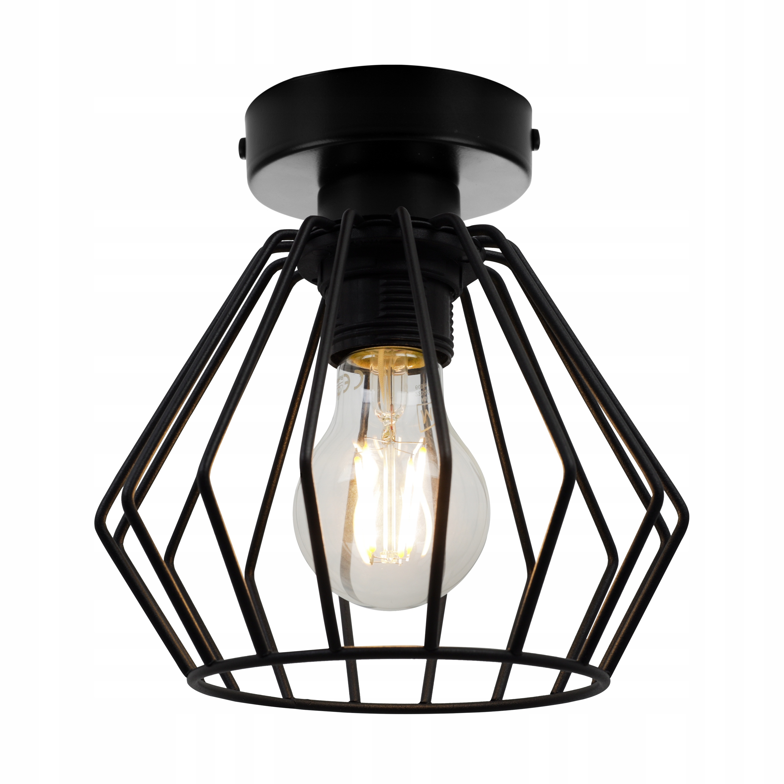 

Lampa Sufitowa Loftowa Nowoczesna Retro Diament