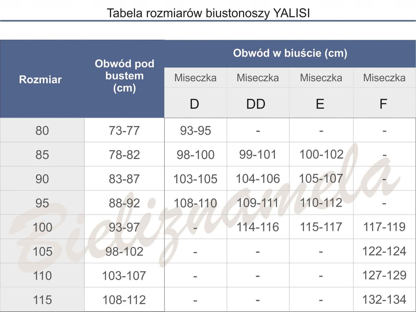 YALISI Biustonosz Stanik Półusztywniany Półkoronka