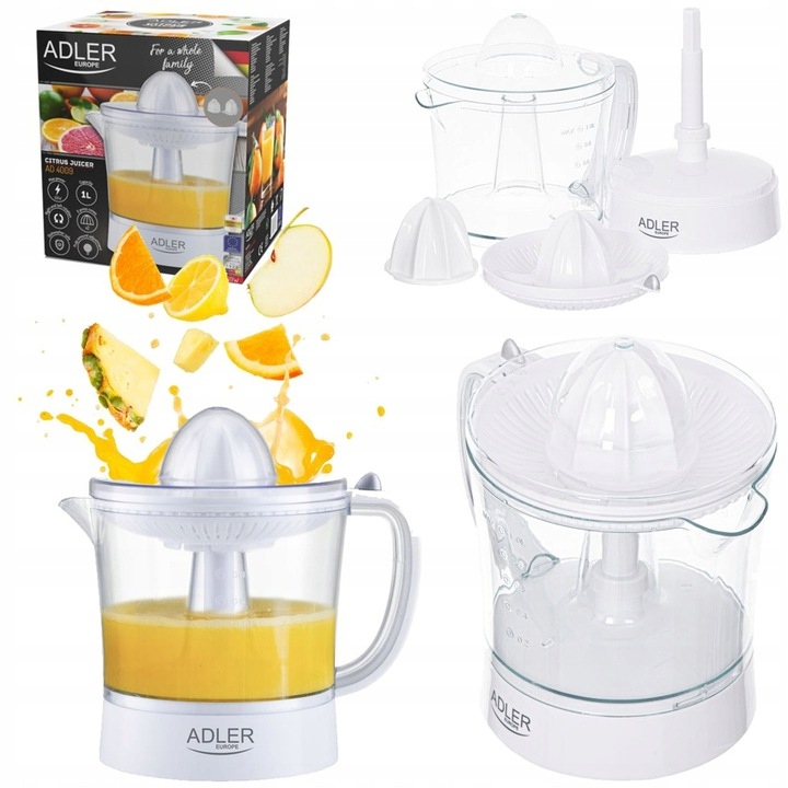 ELEKTRYCZNA WYCISKARKA DO OWOCÓW SOKU 1L Moc 40W