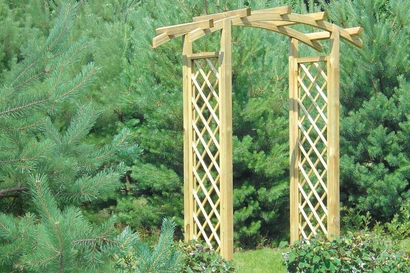 

Pergola szpaler z kratką 230x180x65cm słupek 9x9cm
