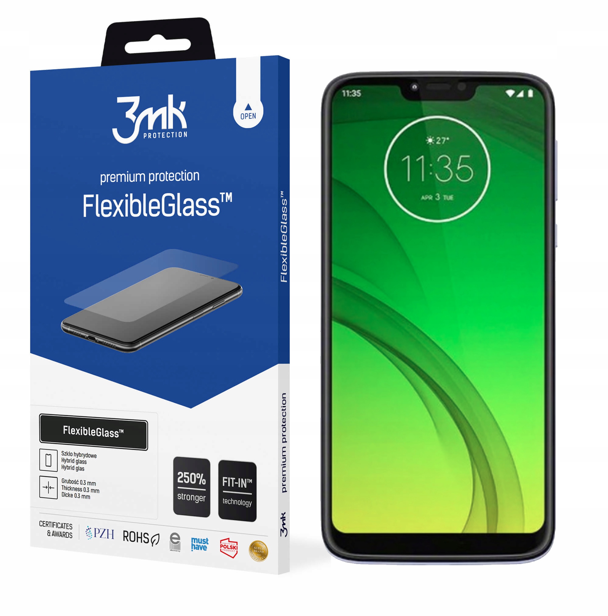 

Szkło 3MK FlexibleGlass do Motorola G7 Power