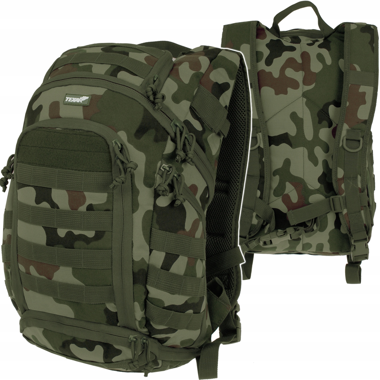 Batoh Vojenský Texar 25L Taktický Cober Molle/pals vz. 93 Pl Camo