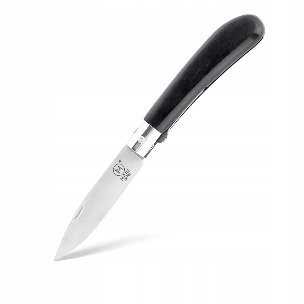 Nůž Main Knives German Line 1200 Drop Point 440 Black Pressed Wood