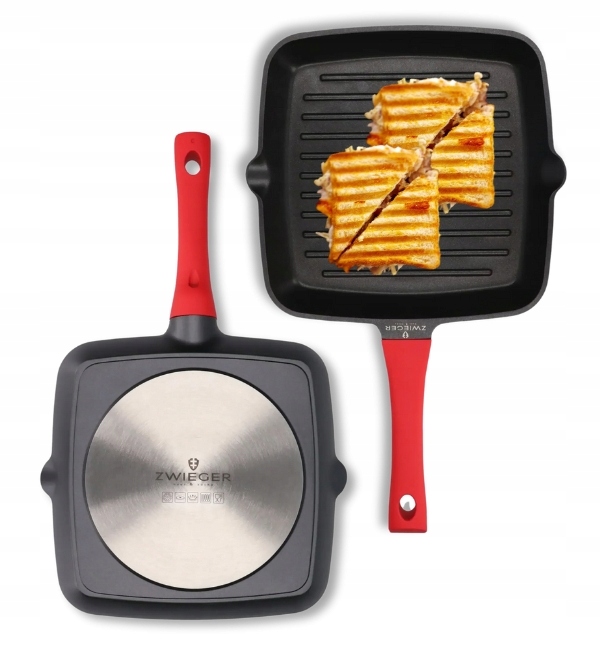 Zwieger Obsidian Patelnia Grillowa 28 CM Indukcja