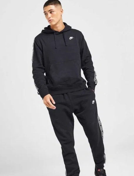 r. L Komplet Dresowy Męski Nike Oryginał z lampasem bluza spodnie joggery