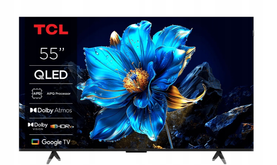 Televízor Tcl 55P7K 55" Qled 4K Uhd SmartTV GoogleTV Hdr WiFi Bluetooth