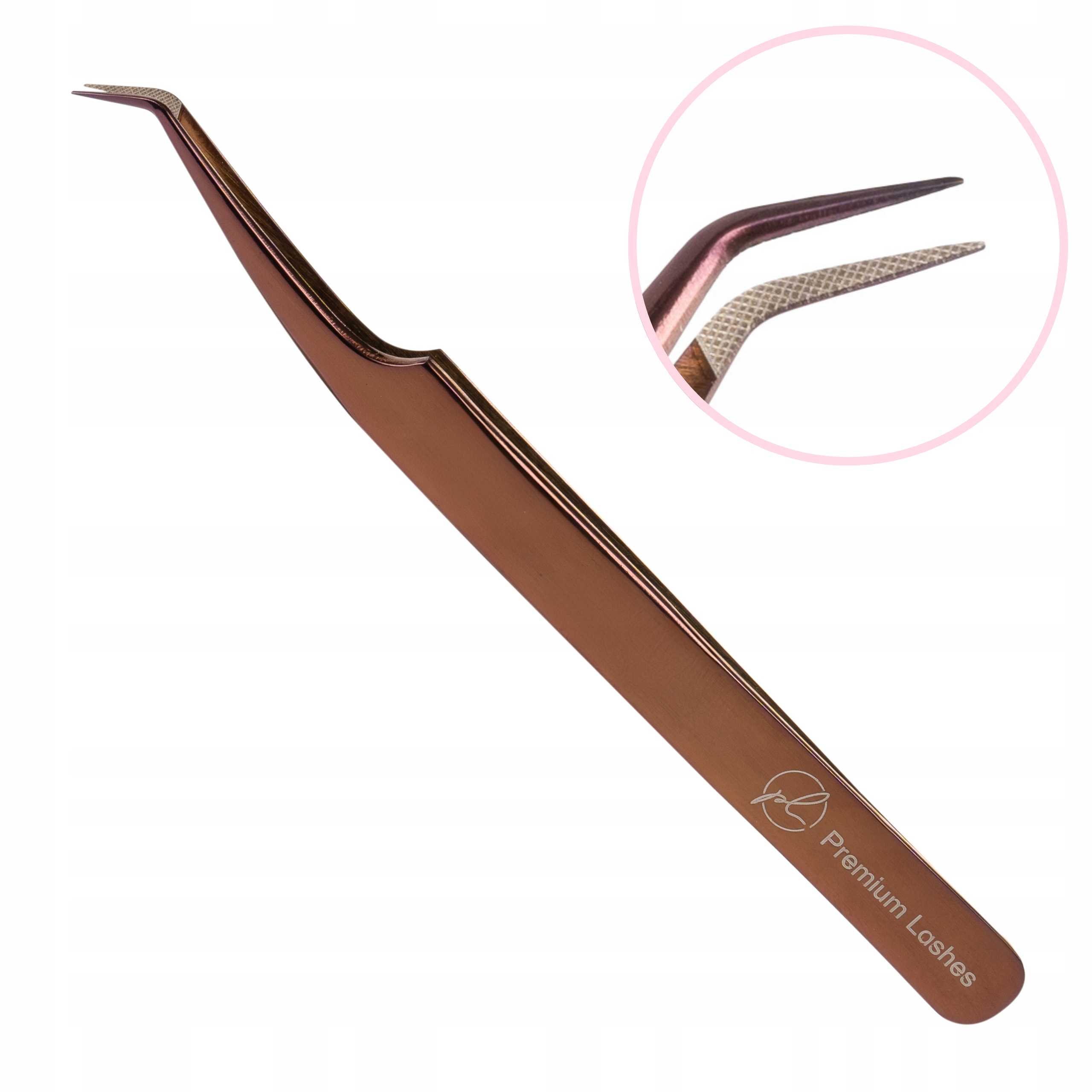 Pinzeta na řasy 45 stupňů Jednotková Ultra Poise Premium Lashes