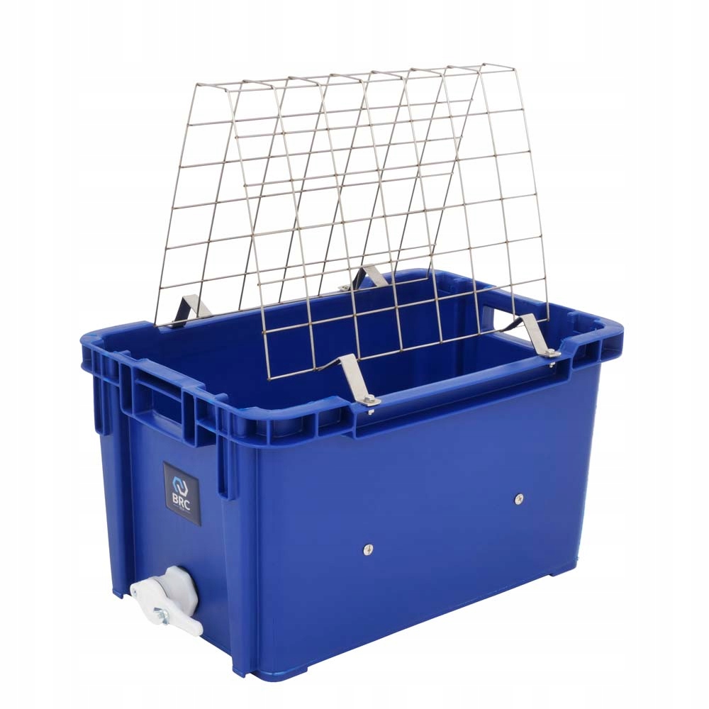 Vanička na odvíčkování včelích rámků, nerezový stojan BRCtech