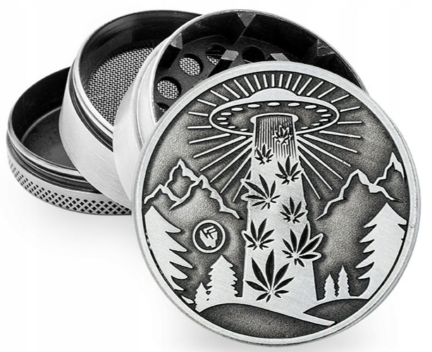 

Młynek metalowy 4-częściowy 420 Aliens Ufo