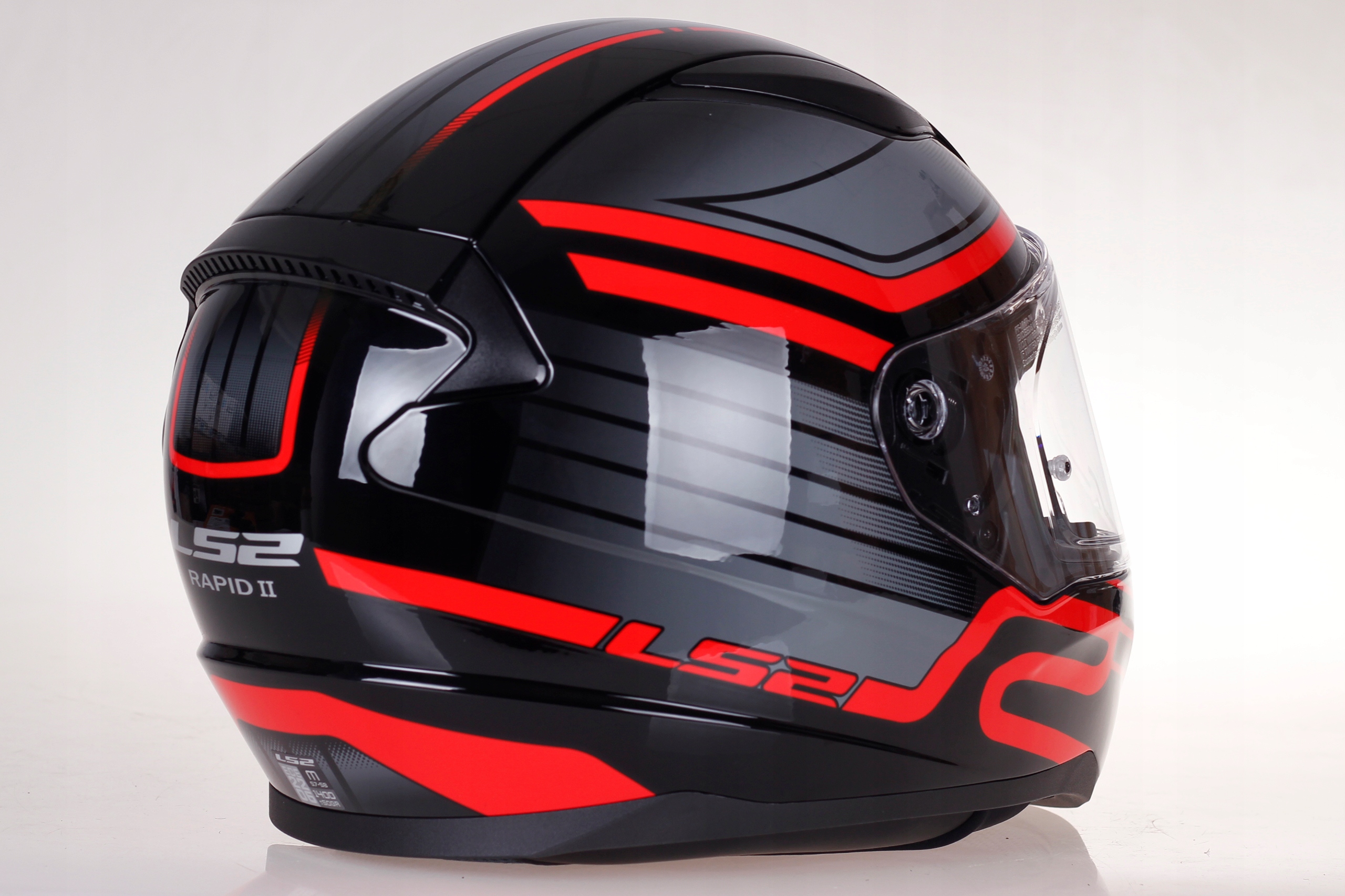 LS2 FF353 RAPID II KASK MOTOCYKLOWY CIRCUIT black Rozmiar M