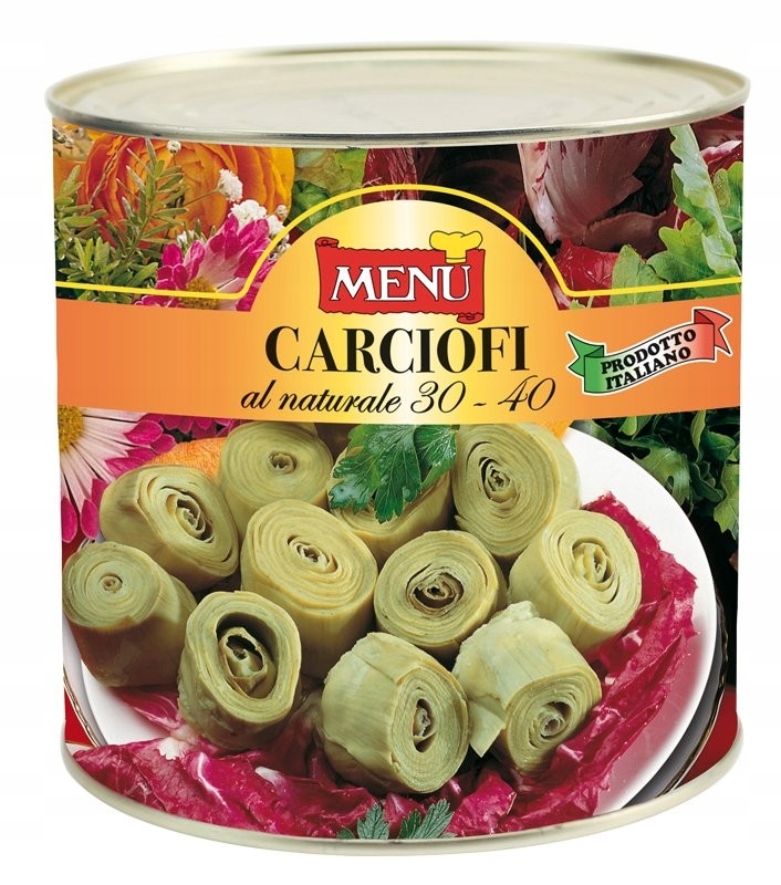 Karczochy całe w solance 2.5 kg Menu' bez glutenu