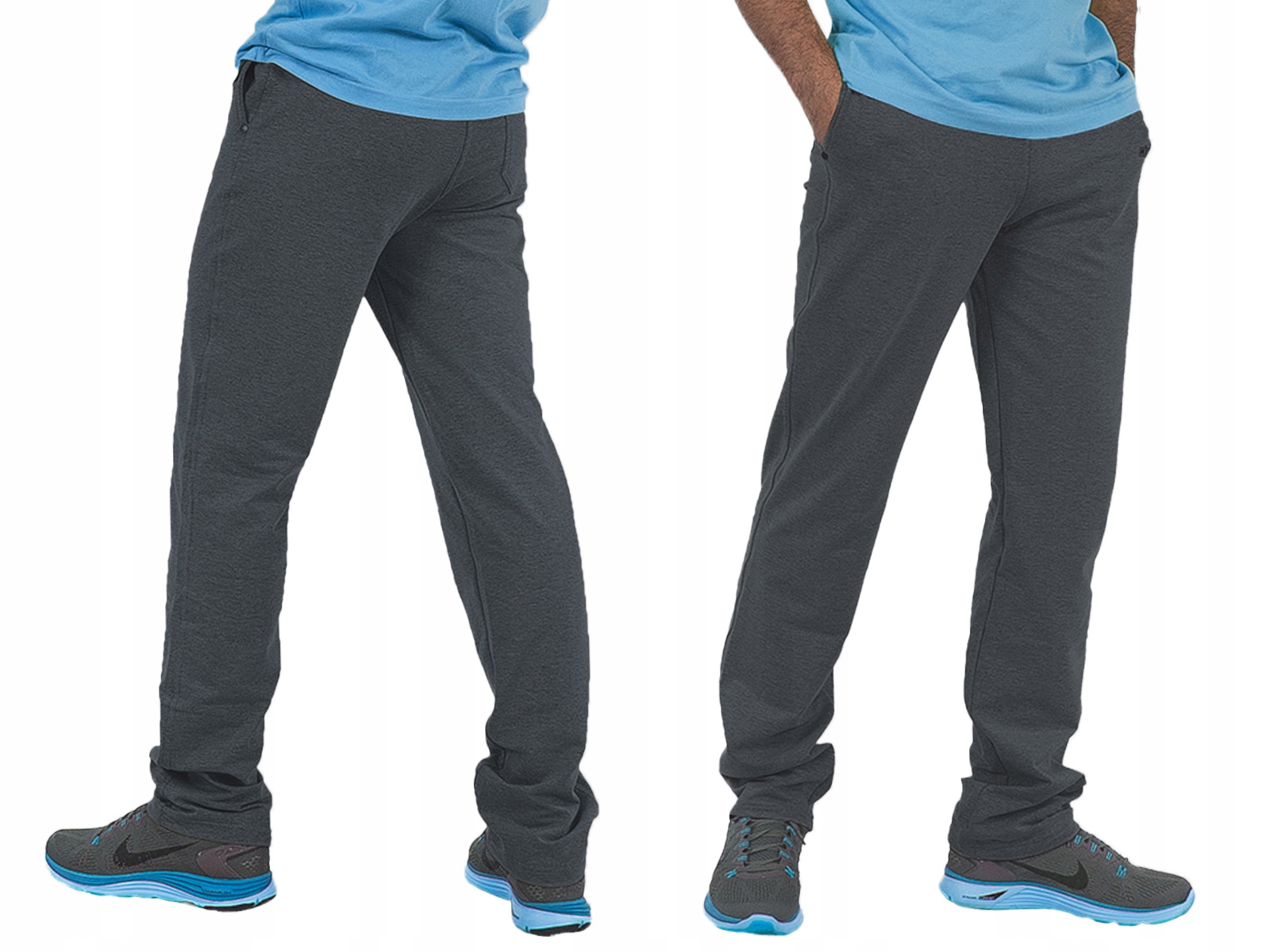 

Spodnie Dresowe Męskie Dresy Wxm Premium S stalowy