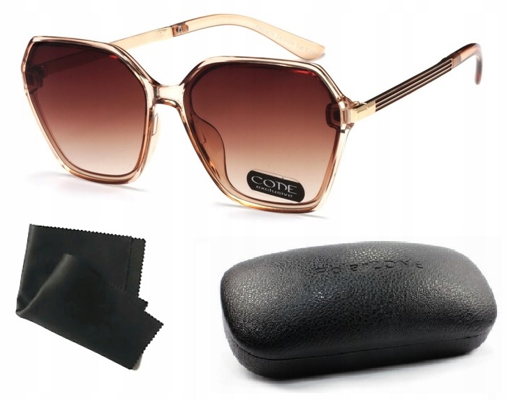 

Okulary Przeciwsłoneczne Damskie Filtr UV400 Etui