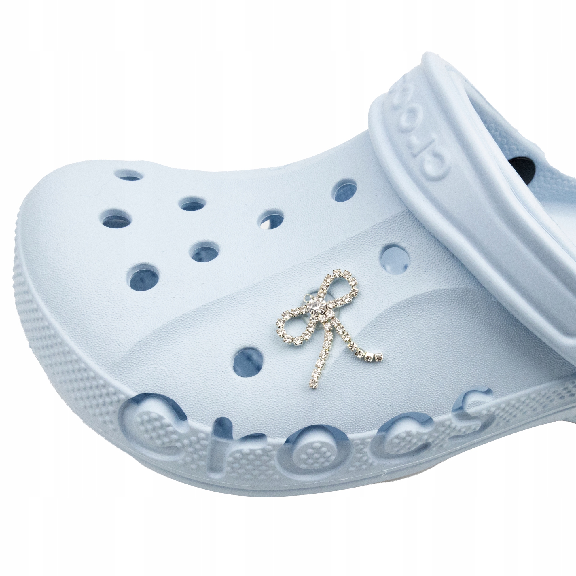 

Przypinka do Crocs Kokarda cyrkonie Wpinka Wstążka