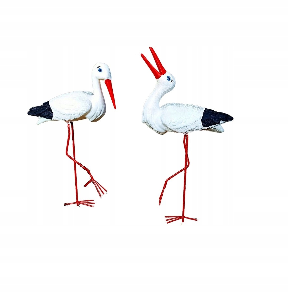 Figura ogrodowa ozdobna Dwa Bociany Komplet