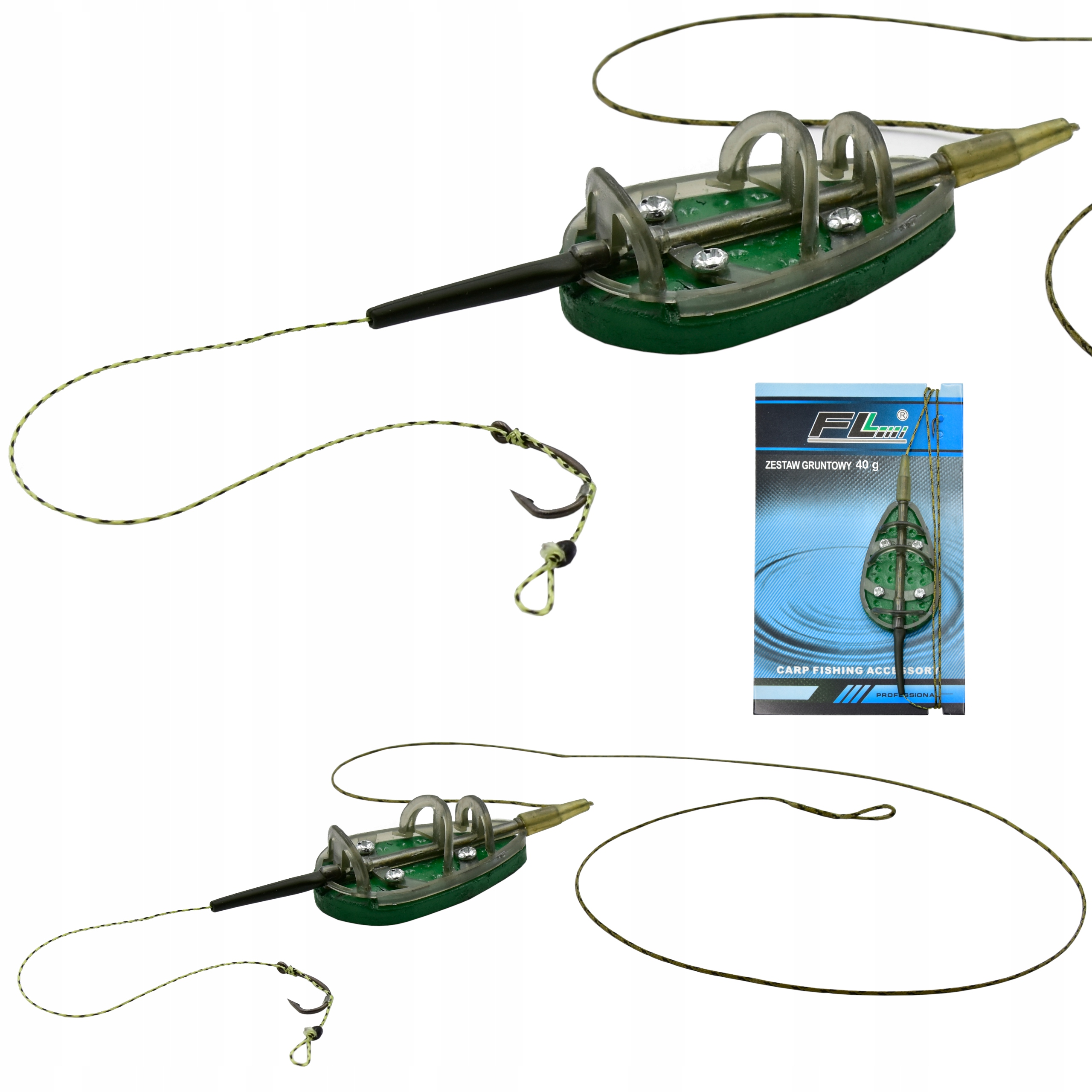 

Gotowy Uzbrojony koszyk metod Method Feeder 40g #2