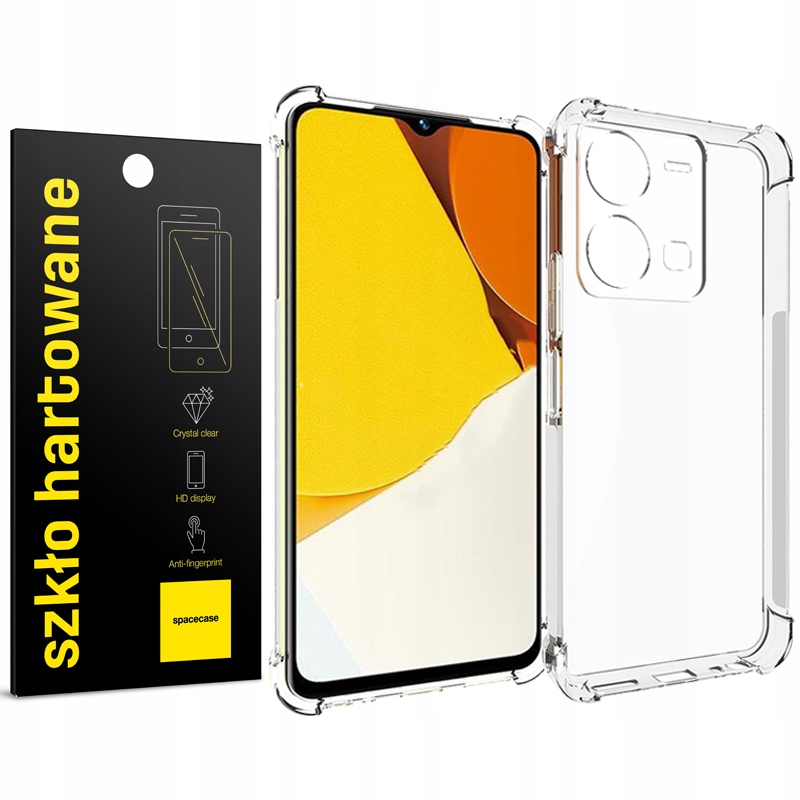 

Etui Obudowa Anti-shock Do Vivo Y35 Pełne Szkło