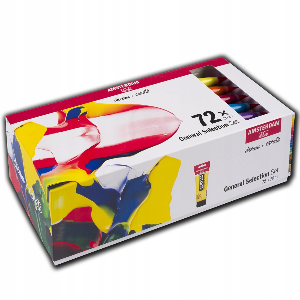 Akrylové barvy Amsterdam 72x20ml sada