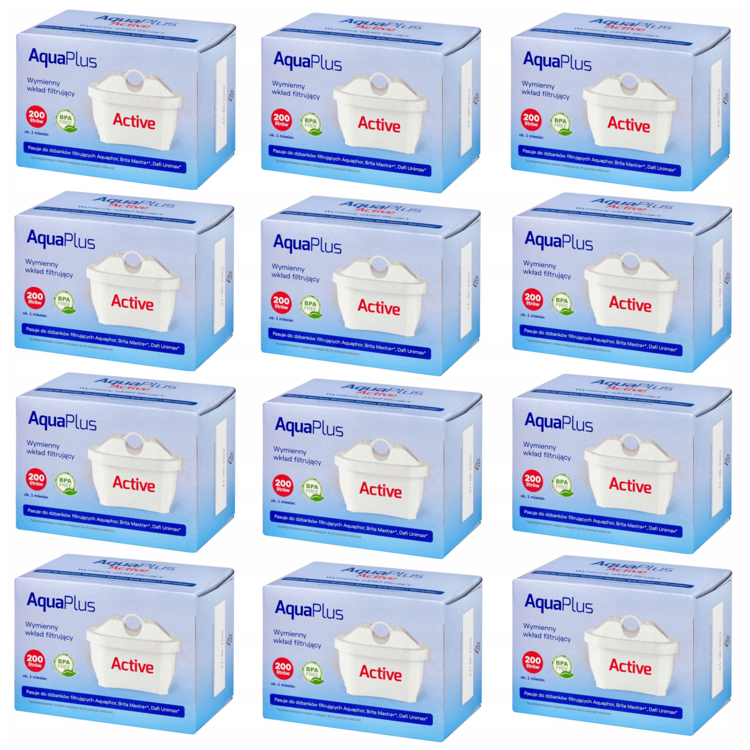 Univerzální filtrační patrona AquaPlus Aquaphor 12 ks