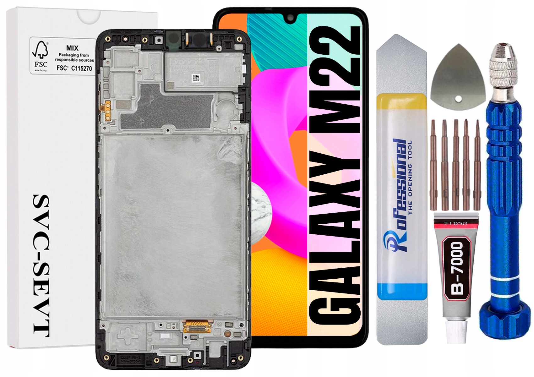 Displej Pro Samsung Galaxy M22 M225 Originální LCD Rámeček