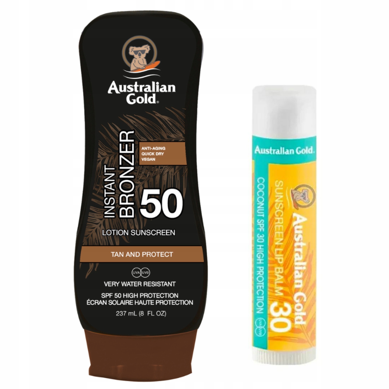 AUSTRALIAN GOLD SPRAY GEL 50 SPF +POMADKA OCHRONNA
