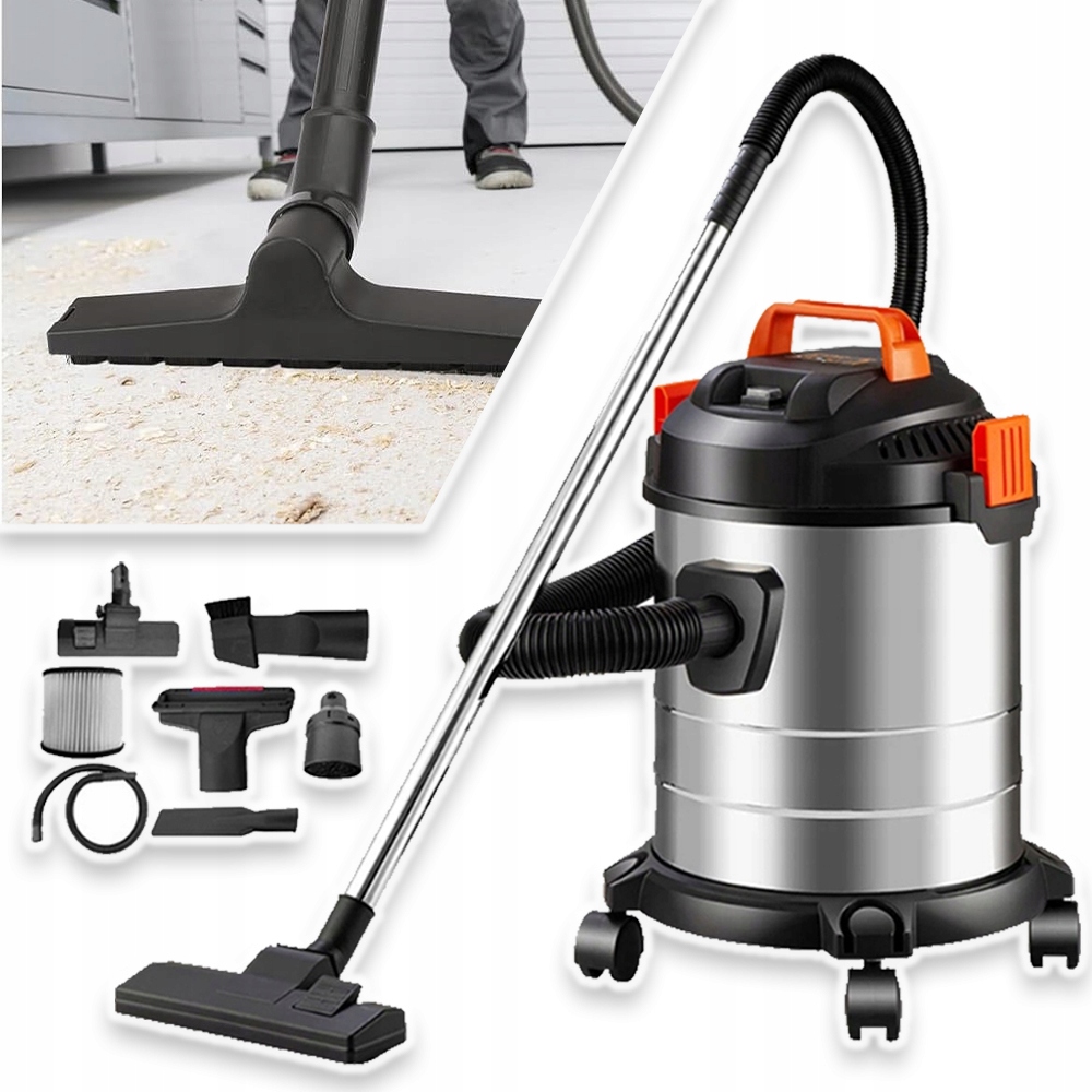 Vysavač S Mokrým Suchým Popelem Sádra 2000W Fúkač