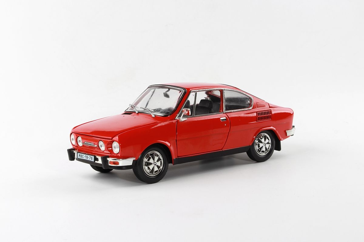 Abrex Škoda 110R Coupé (1980) 1:18 Červená Závodní