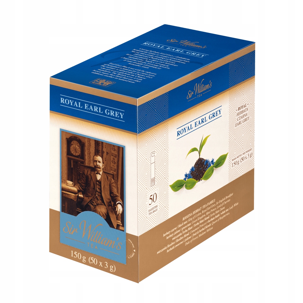 Levně Sir Williams Royal Taste Earl Grey 50 Ks