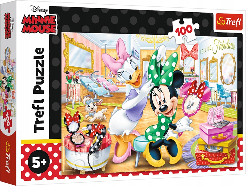 

Puzzle 100 el. Minnie w salonie kosmetycznym