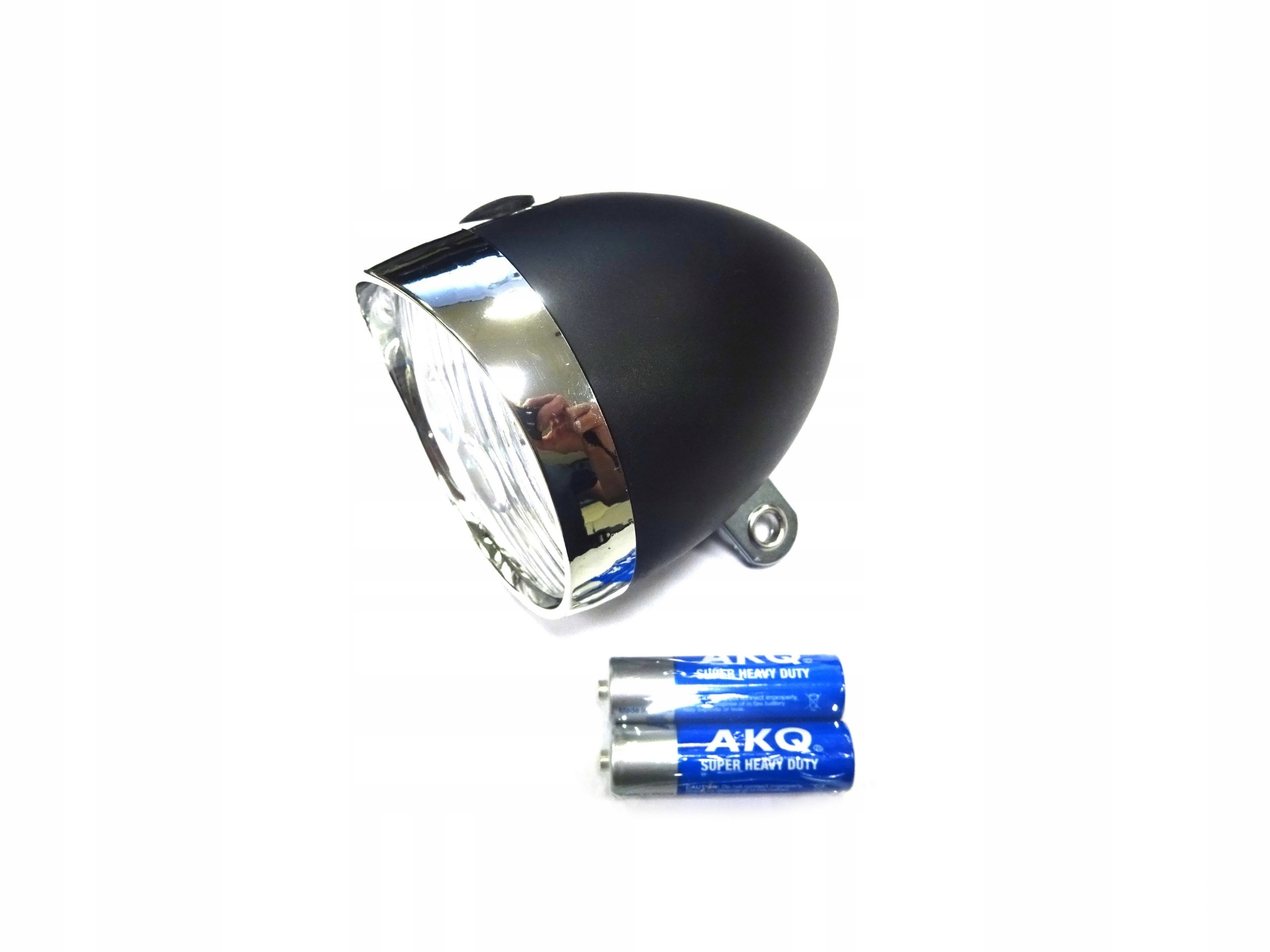 LAMPKA ROWEROWA PRZEDNIA DAMKA RETRO MOCNA