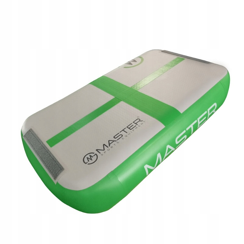 Gymnastická podložka Airblock Masterjump 60 x 100 x 20 cm šedo-zelená