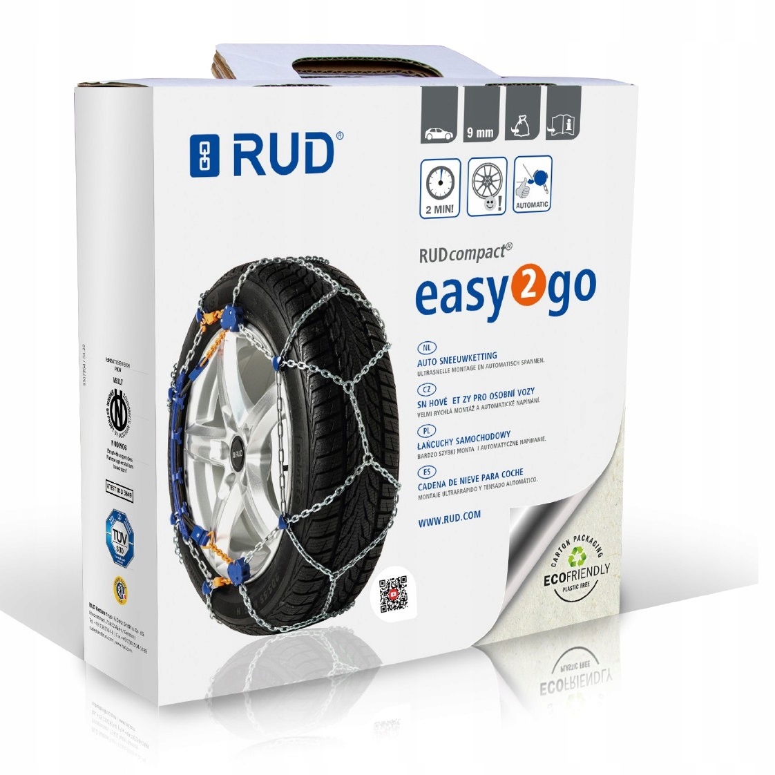 Snehové reťaze Rud 9 Kn 4716953 9 mm 2 kusy