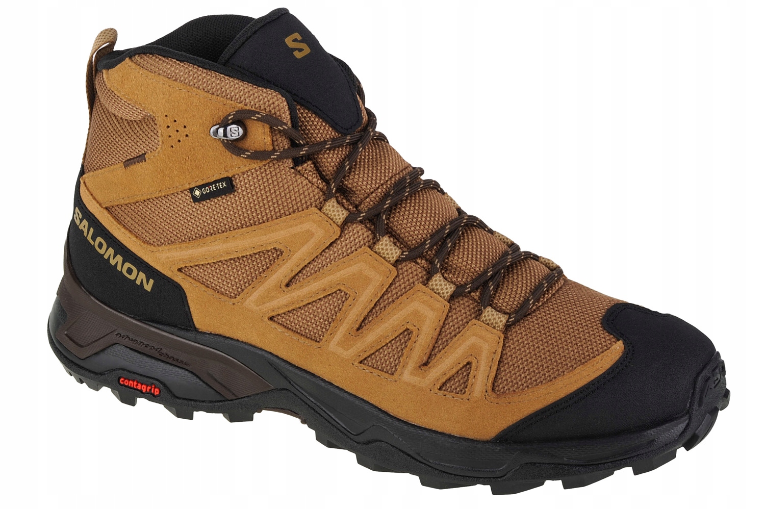 Salomon X Ward Leather MID Gtx [43 1/3] Trekkingové boty pánské semišové B