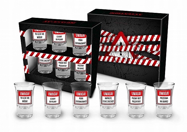 

na urodziny Zestaw kieliszków do Wódki
