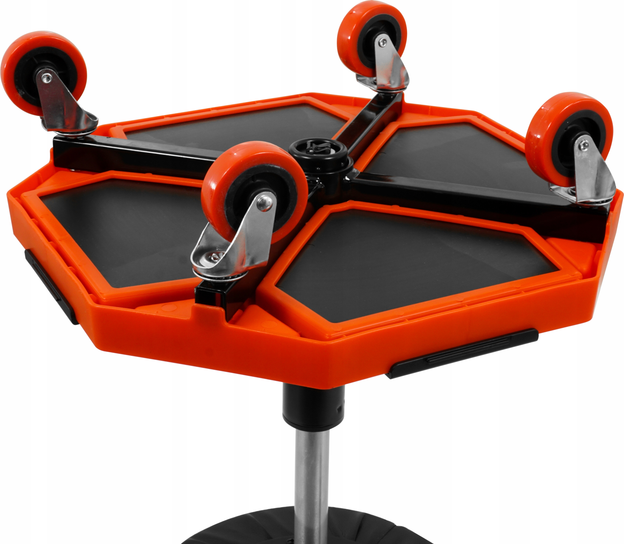 TABORET WARSZTATOWY VERKE OBROTOWY STOŁEK SIEDZISKO +PRZEGRODY NA NARZĘDZIA Marka Verke