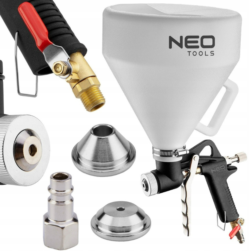 14-220 Pistole Na Strukturální Barvy, 4.7 Litru, 3.5 Bar, Trysky V Sadě