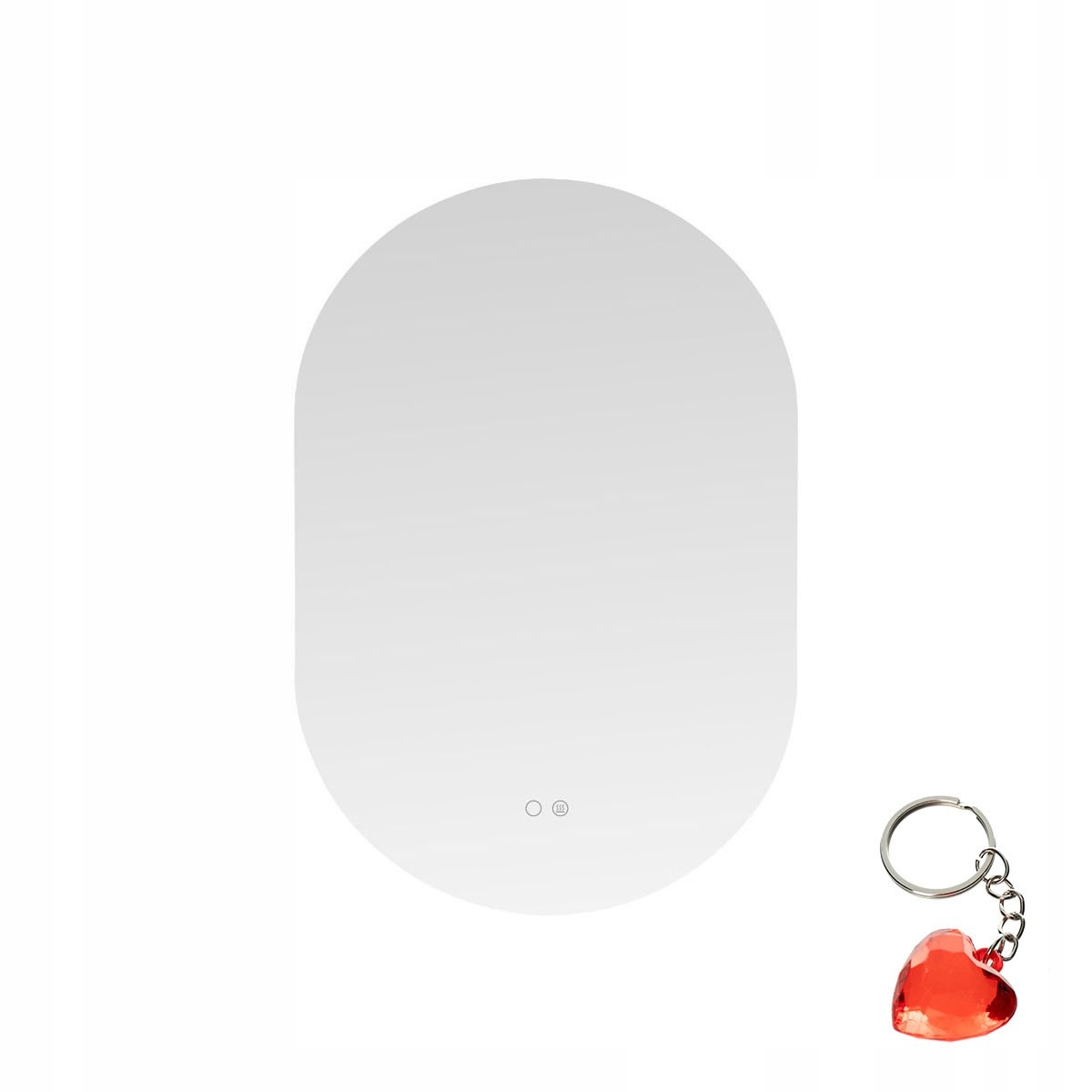 Vyhřívané zrcadlo oválné s Led podsvícením 24W D3002 Zuma Li