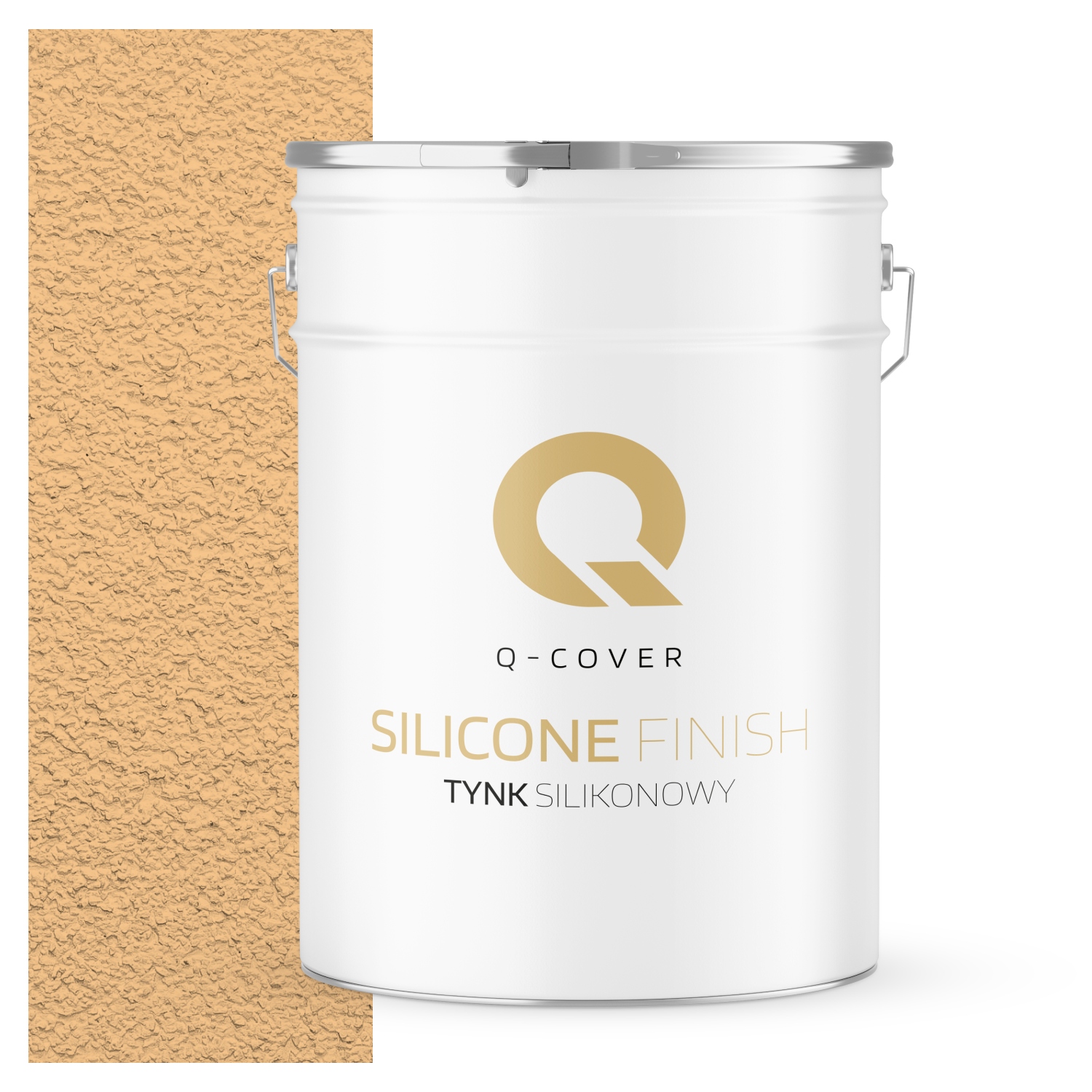 Silikonová Fasádní Omítka Oranžová Světlá 25 Kg Granulace 1.0 mm F764