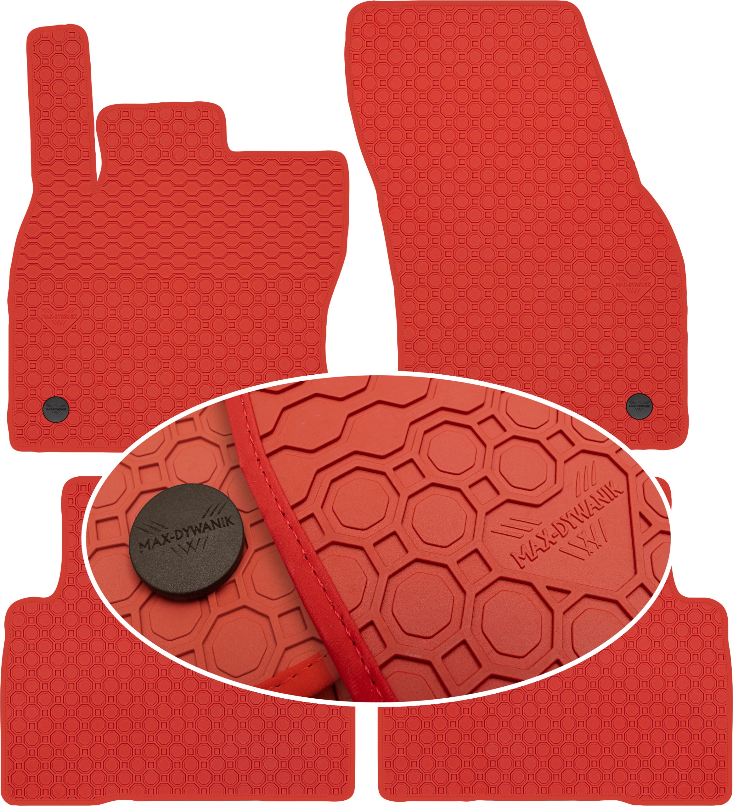 Audi Q3 II 2018 Koberce Červené