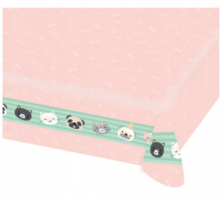 OBRUS PAPIEROWY KOTY I PSY