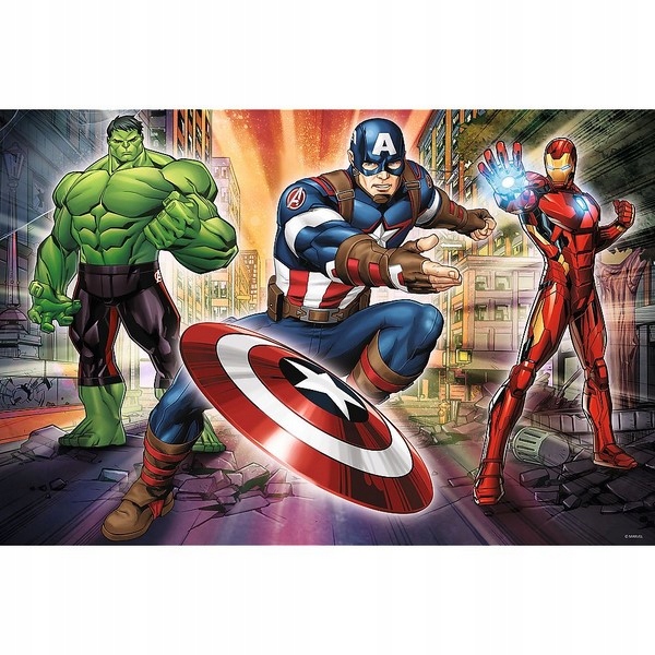 PUZZLE 24 MAXI W ŚWIECIE AVENGERSÓW Marka Trefl