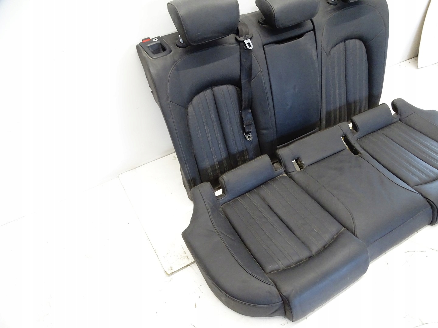 Sitz heck hinten OPARCIE Sitz AUDI A6 C7 S-LINE schwarze Leder