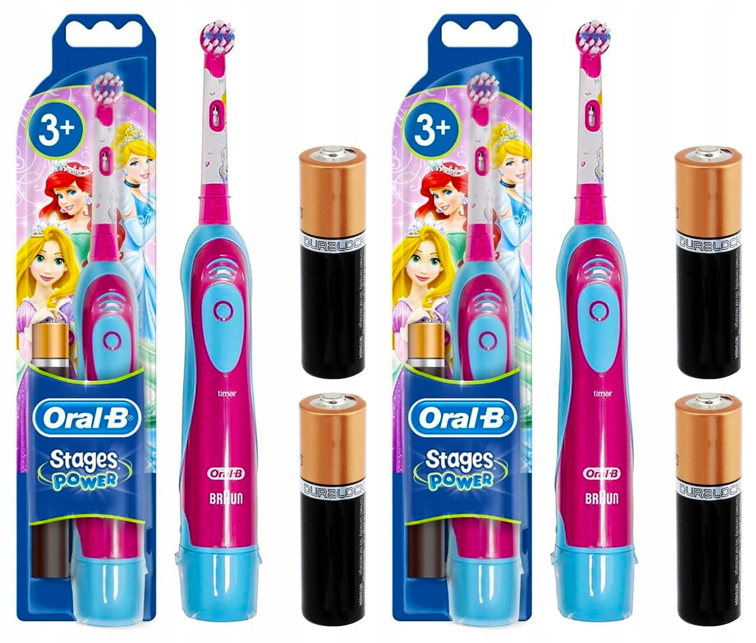 

2 Szczoteczki oral b dla dzieci księzniczki