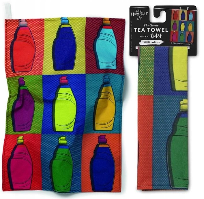 Ozdobná Hadřík Kuchyňská utěrka Kuchyňský ručník Mop Art Tekutý přípravek na nádobí