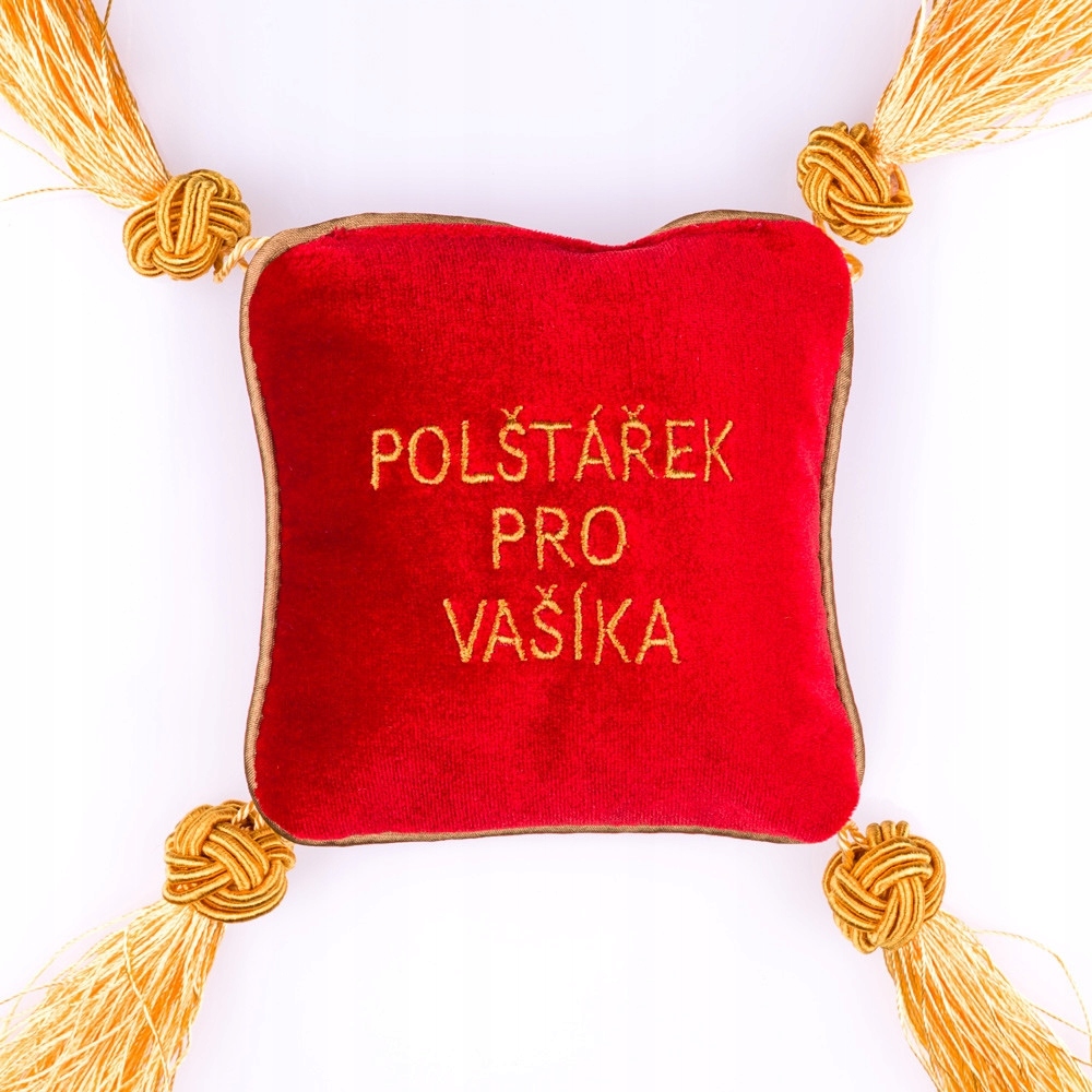 WALENTYNKI Prezent PODUSZKA WERSJA CZESKA śmieszny dla Pana Chłopaka Męża Marka inna