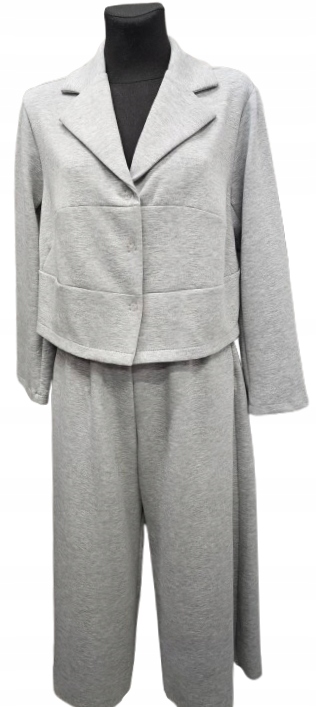 Stylový Komplet: Krátké Sako Široké Kalhoty – Wendy Trendy – Nová Kolečka